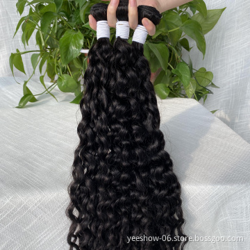 wholesale brazilian super double drawn virgin bundle vendors with closure human hair bundles wet and wavy